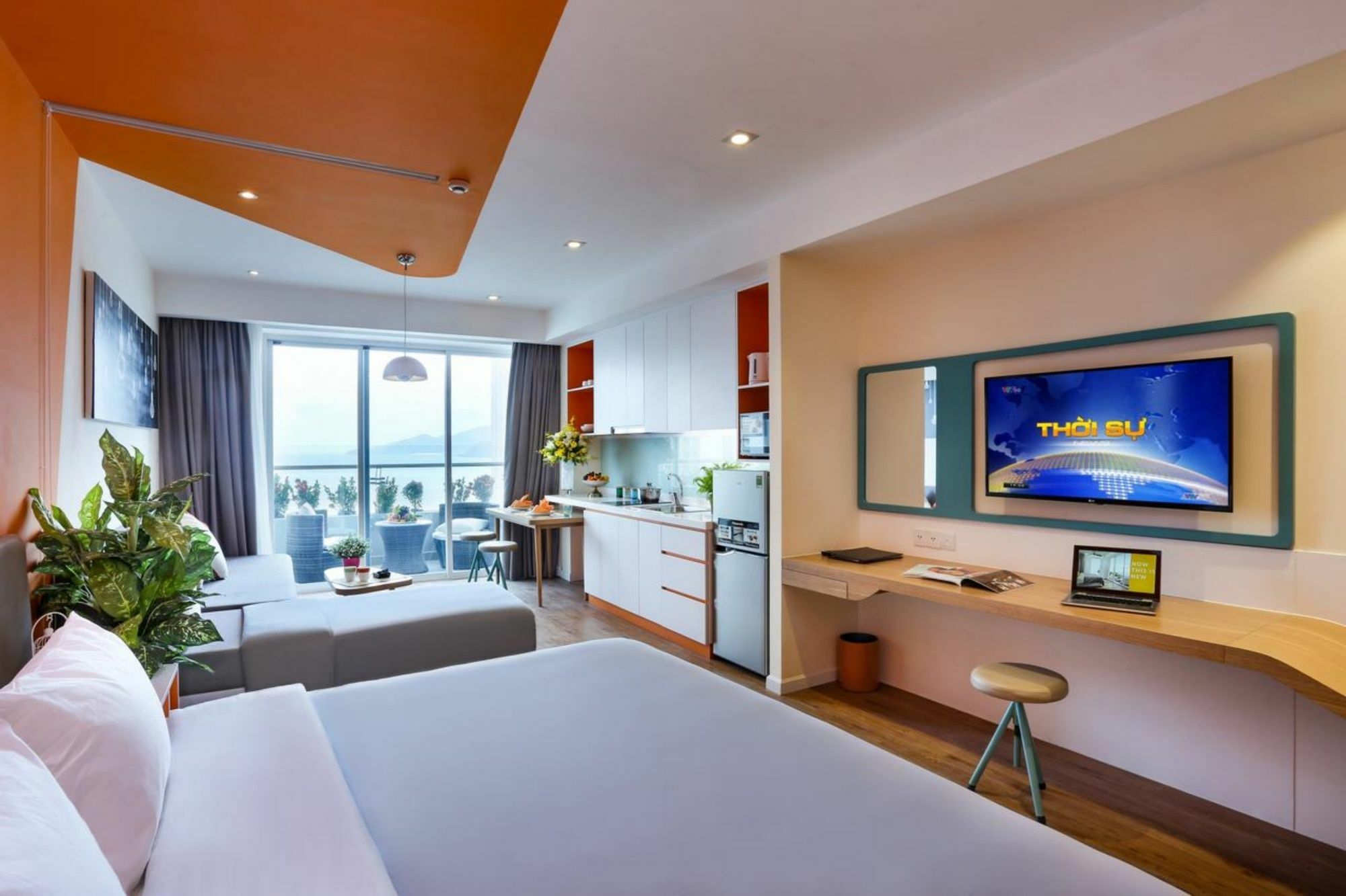 נה טראנג Parama Apartments Balcony Beachfront מראה חיצוני תמונה